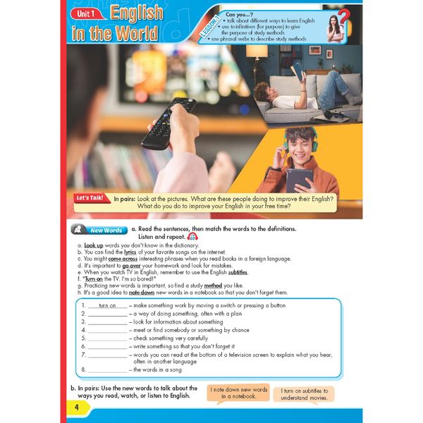 Tiếng Anh 9 i-Learn Smart World - Trọn bộ (Sách học sinh, Sách bài tập, Notebook)