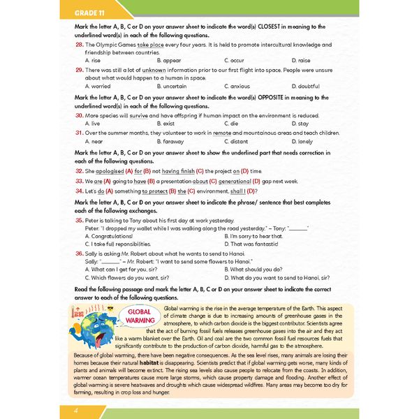 Bồi Dưỡng Tiếng Anh Lớp 11