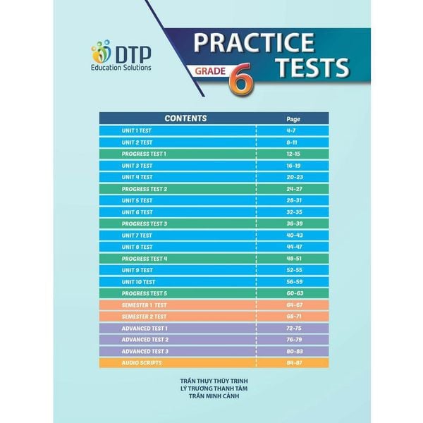 Practice Test Grade 6