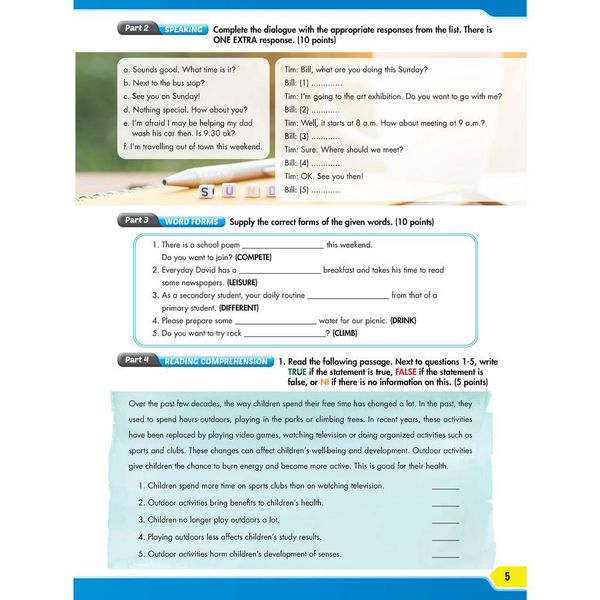 Practice Test Grade 8