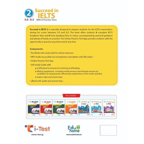 Succeed in IELTS 2 (5.0-6.5) with 6 Practice Tests (New)