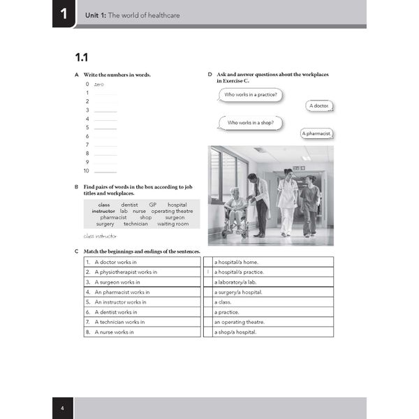 Moving into Healthcare & Nursing - Workbook