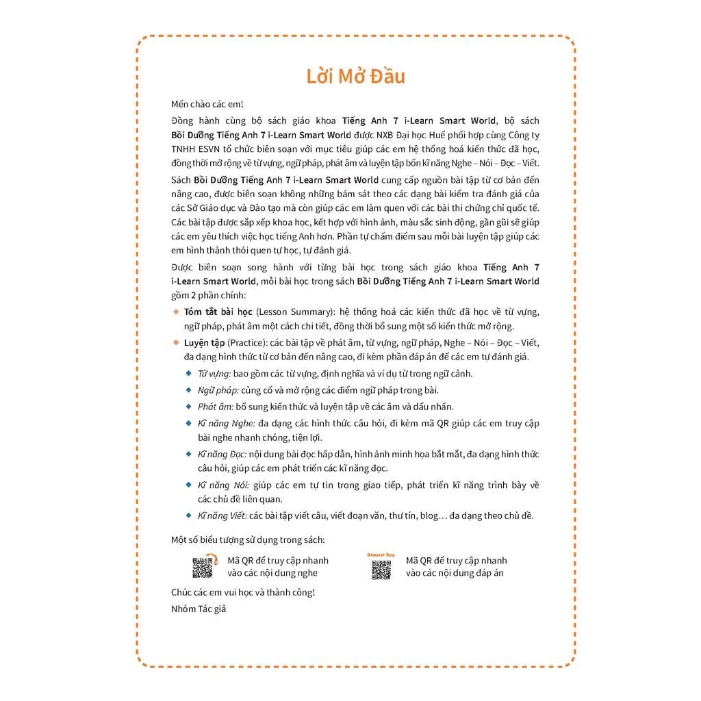 Bồi dưỡng Tiếng Anh 7 i-Learn Smart World