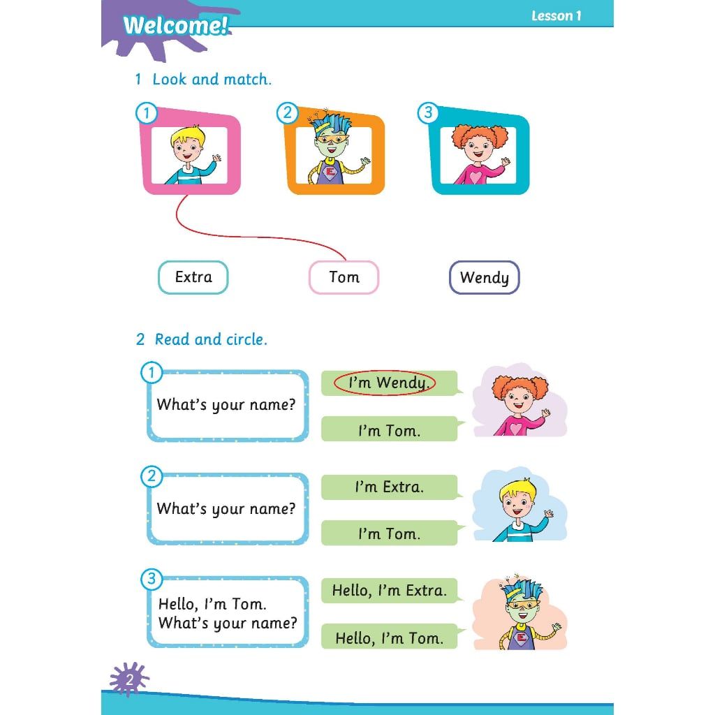 Bài tập Bổ trợ Tiếng Anh 1 Extra & Friends