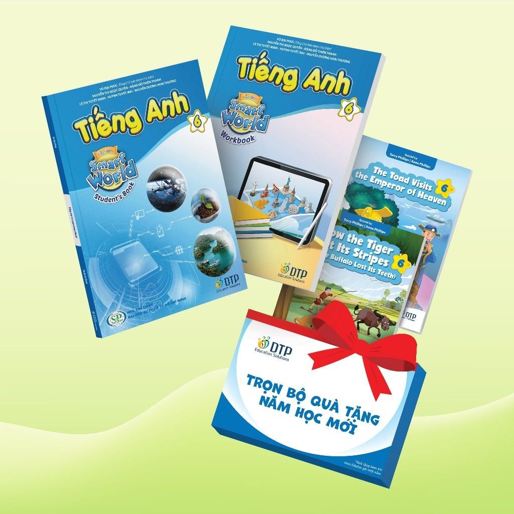 E-voucher - Gói Edufun Premium lớp 6 + [Bộ quà tặng SGK i-Learn smart World + 2 truyện đọc]
