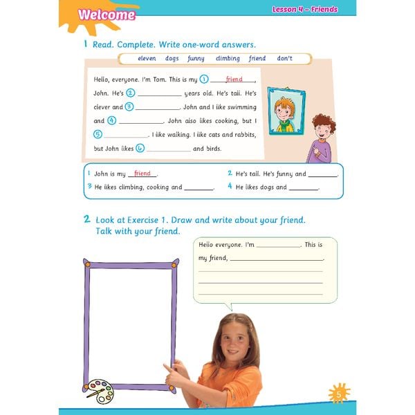 Bài tập Bổ trợ Tiếng Anh 4 Extra and Friends