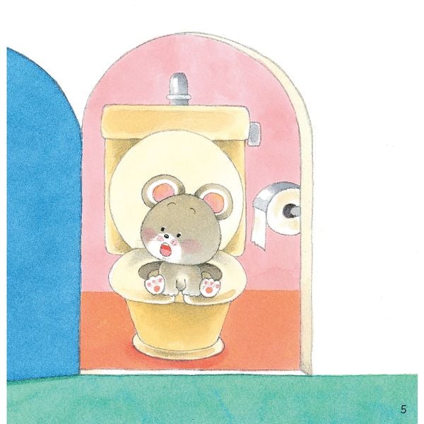 Bé đi vệ sinh​​ - Tủ sách Ehon cho bé - Sách tranh Ehon Gấu con Kuma