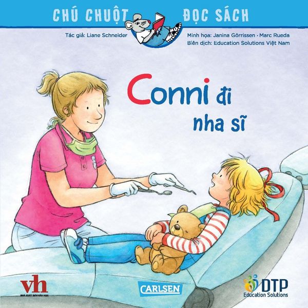 Combo truyện Conni và câu chuyện sức khỏe - Chú chuột đọc sách