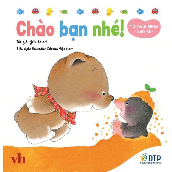 Chào bạn nhé!​ - Tủ sách Ehon cho bé - Sách tranh Ehon Gấu con Kuma