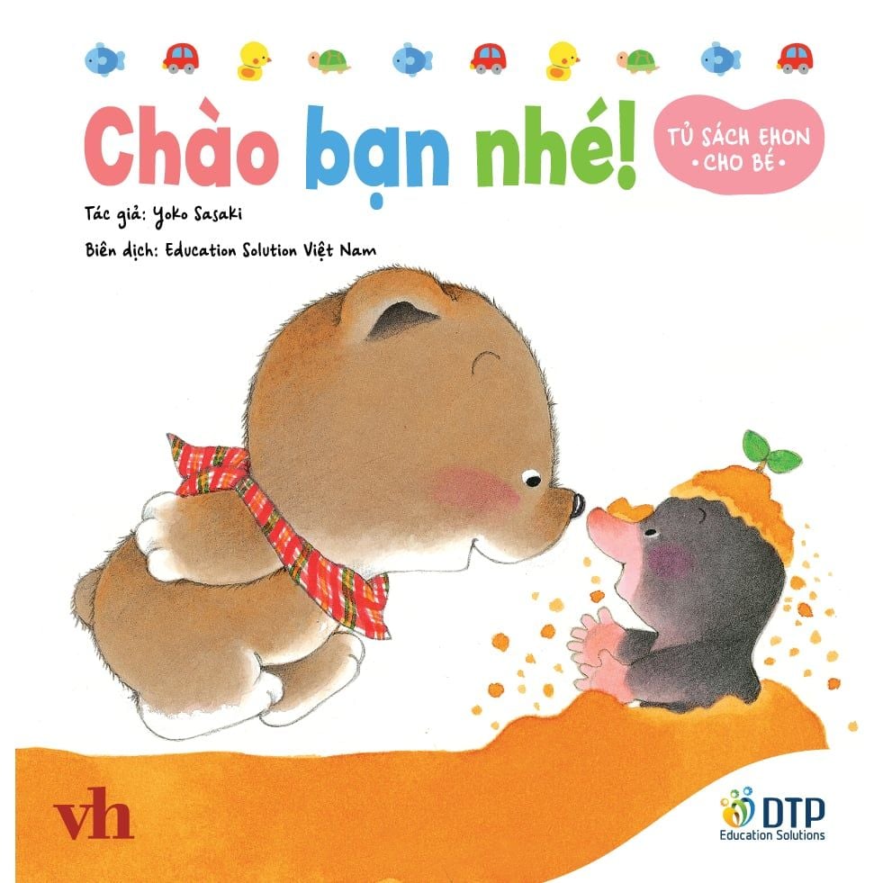 Chào bạn nhé!​ - Tủ sách Ehon cho bé - Sách tranh Ehon Gấu con Kuma