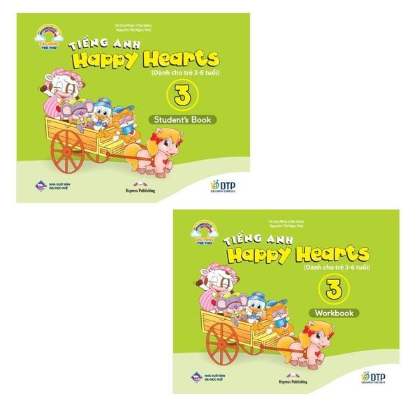 Bộ sản phẩm Tiếng Anh Happy Hearts 3 - Student