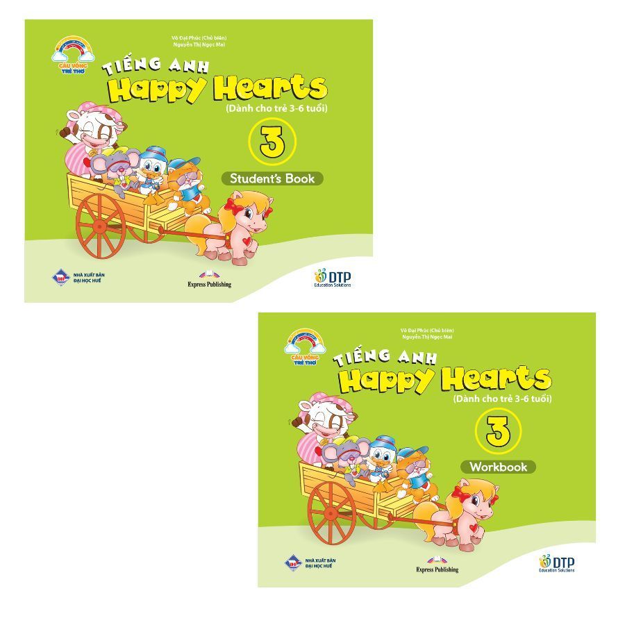 Bộ sản phẩm Tiếng Anh Happy Hearts 3 - Student
