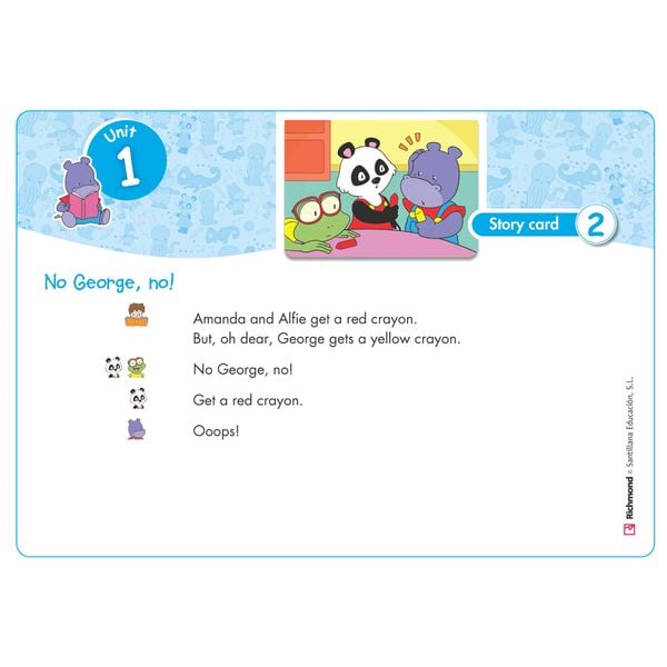 Tiếng Anh Amanda and Friends 1 Story cards