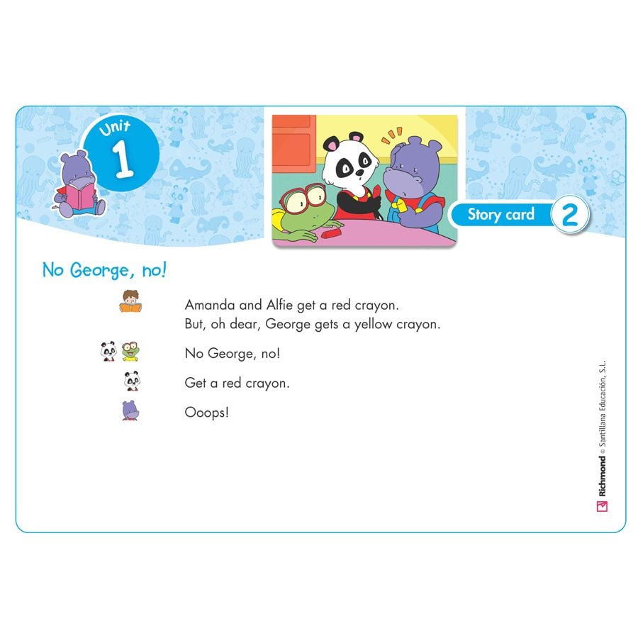 Tiếng Anh Amanda and Friends 1 Story cards