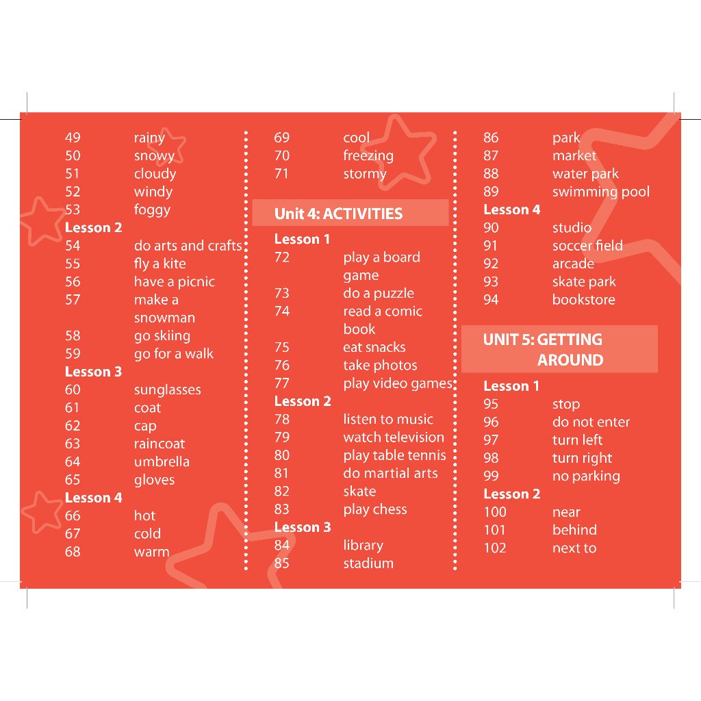 Tiếng Anh 4 i-Learn Smart Start - Flashcards
