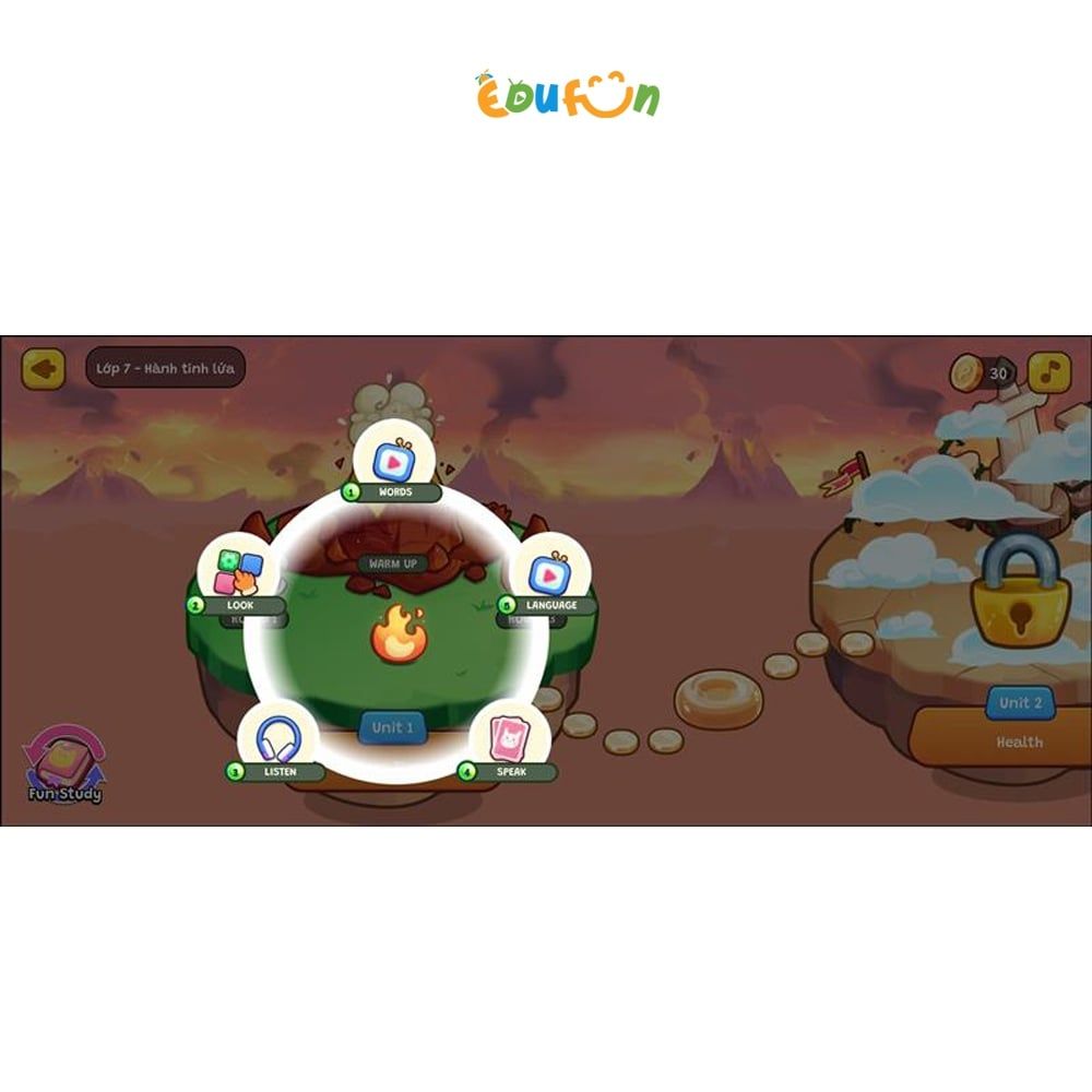 E-voucher - Gói Edufun Premium lớp 7 + [Bộ quà tặng SGK i-Learn smart World + 2 truyện đọc]