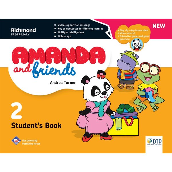 New Amanda & Friends Student's Book Level 2 with Sticker & Pop out