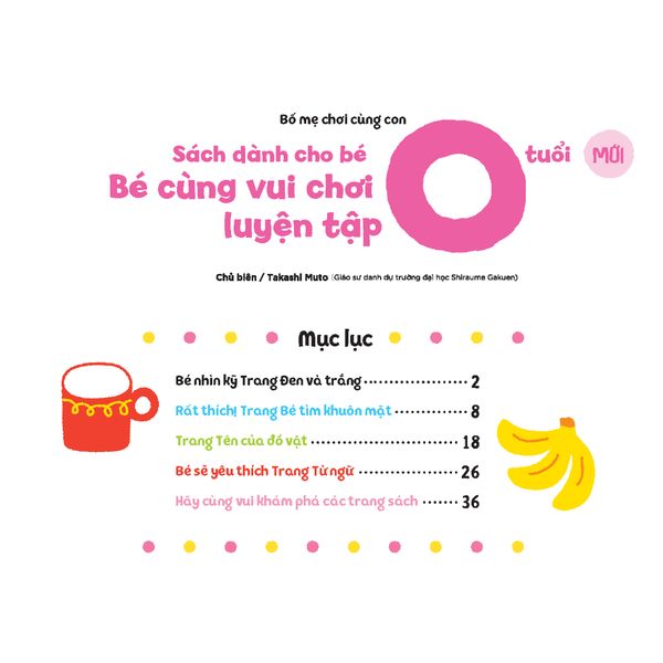 Sách dành cho bé 0 tuổi - Bé cùng vui chơi luyện tập - Sách vui chơi tương tác "Bé bước đầu khám phá"