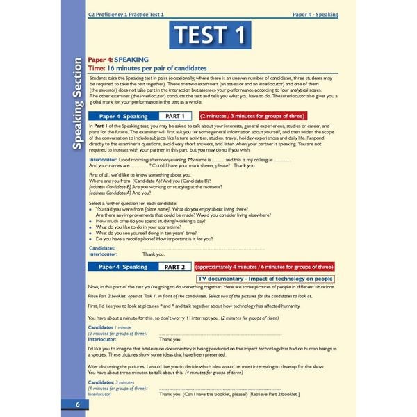 C2 Proficiency 1 with 4 Practice Tests - Latest Format