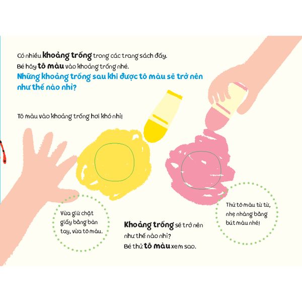 Tô Màu Vào Khoảng Trống - Tủ sách vui để học - Sách tô màu - Dòng sách cầm tay