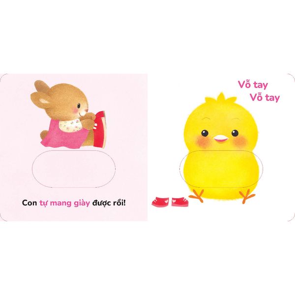 Dtpbooks - Giỏi quá! Bé làm được rồi - Rối tay Gà con Piyo - Chơi cùng Gà con Piyo (Mới)