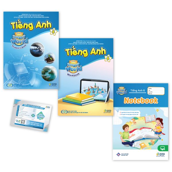 Tiếng Anh 6 i-Learn Smart World - Gói số hóa giáo dục siêu tiết kiệm (SB, WB, NB, Digital Pack)