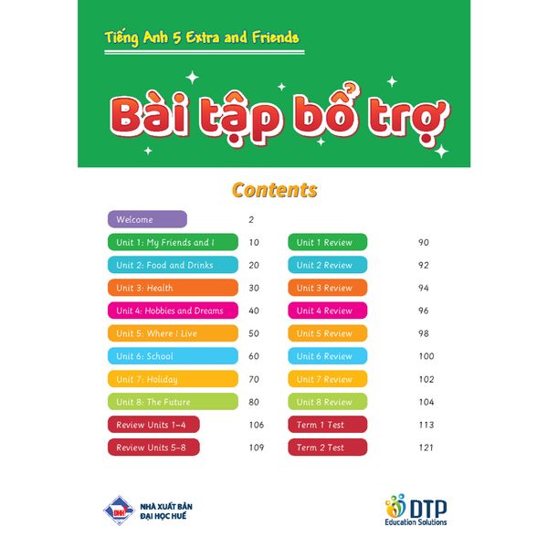 Bài tập Bổ trợ Tiếng Anh 5 Extra and Friends