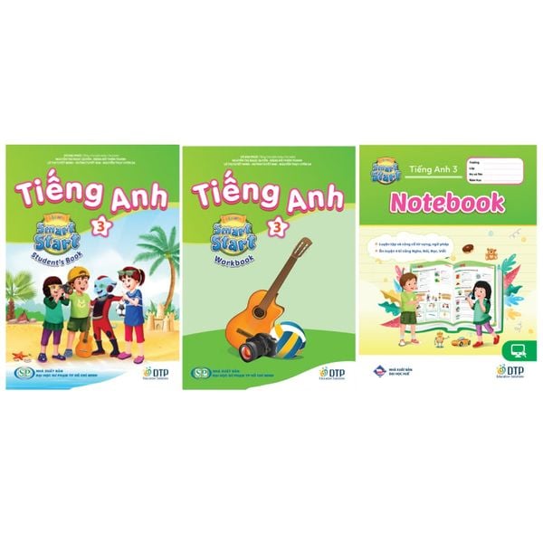 Tiếng Anh 3 i-Learn Smart Start trọn bộ (sách học sinh, sách bài tập, vở tập viết)