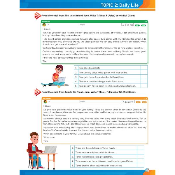 Tăng cường kĩ năng Đọc, Nghe và Giao tiếp Tiếng Anh Lớp 6