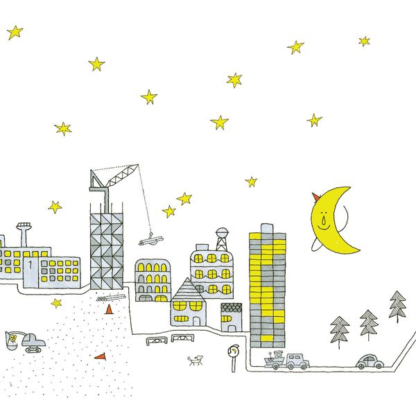 Mặt Trăng đi dạo - Tủ sách Ehon cho bé