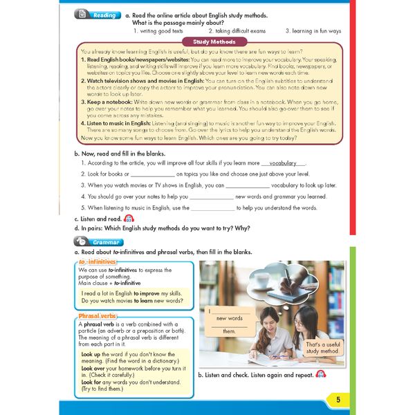 Tiếng Anh 9 i-Learn Smart World - Trọn bộ (Sách học sinh, Sách bài tập, Notebook)