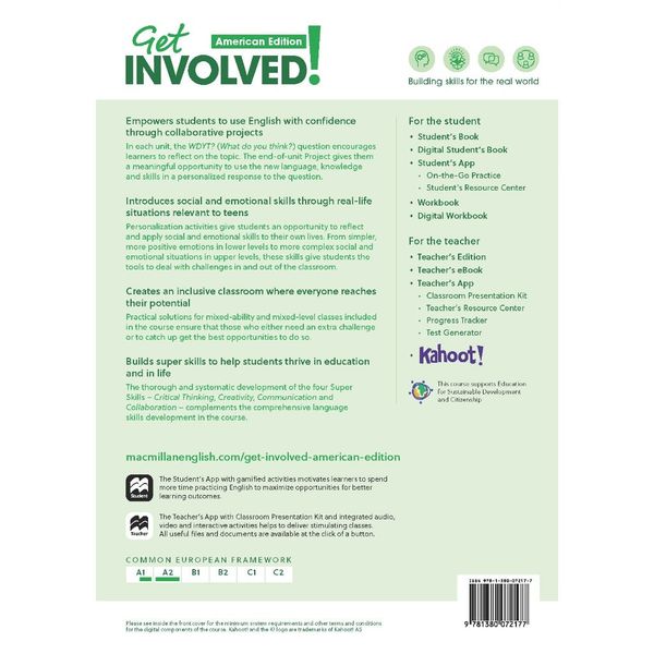 Get Involved! AmEng Level 1 Workbook and Digital Workbook