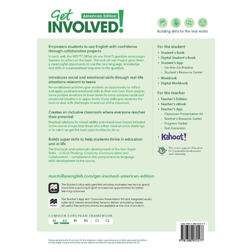 Get Involved! AmEng Level 1 Workbook and Digital Workbook
