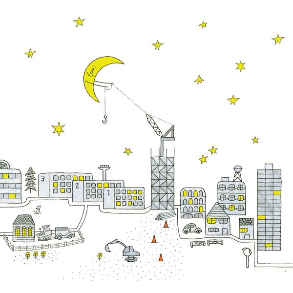 Mặt Trăng đi dạo - Tủ sách Ehon cho bé