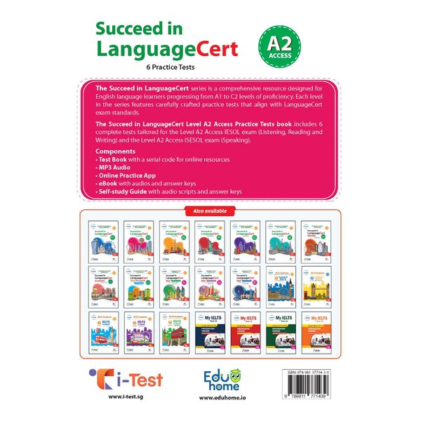 Succeed in LanguageCert A2 Access - 6 Pratice Tests