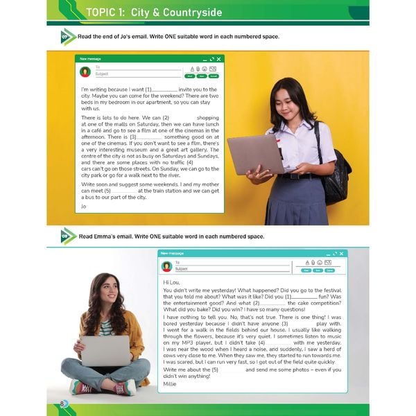 Tăng cường kĩ năng Đọc, Nghe và Giao tiếp Tiếng Anh Lớp 8