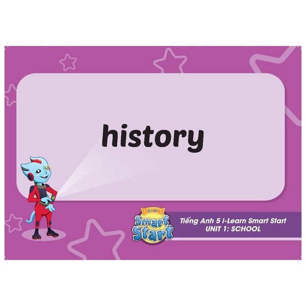 Tiếng Anh 5 i-Learn Smart Start - Flashcards