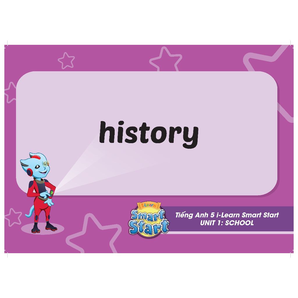 Tiếng Anh 5 i-Learn Smart Start - Flashcards