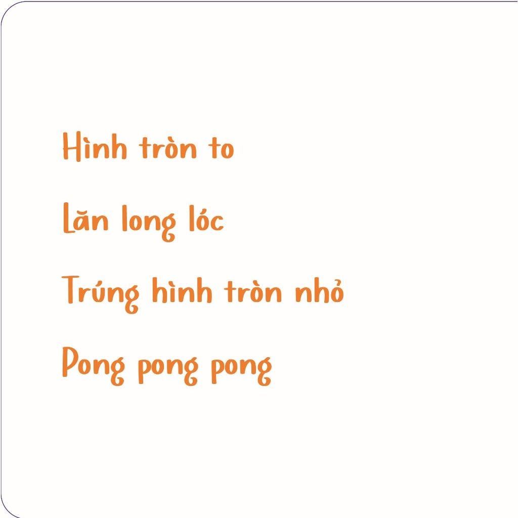 Tròn lăn long lóc - Vui chơi cùng hội họa - Tủ sách Ehon cho bé
