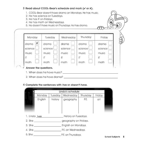 Cool Kids 2e Workbook 3
