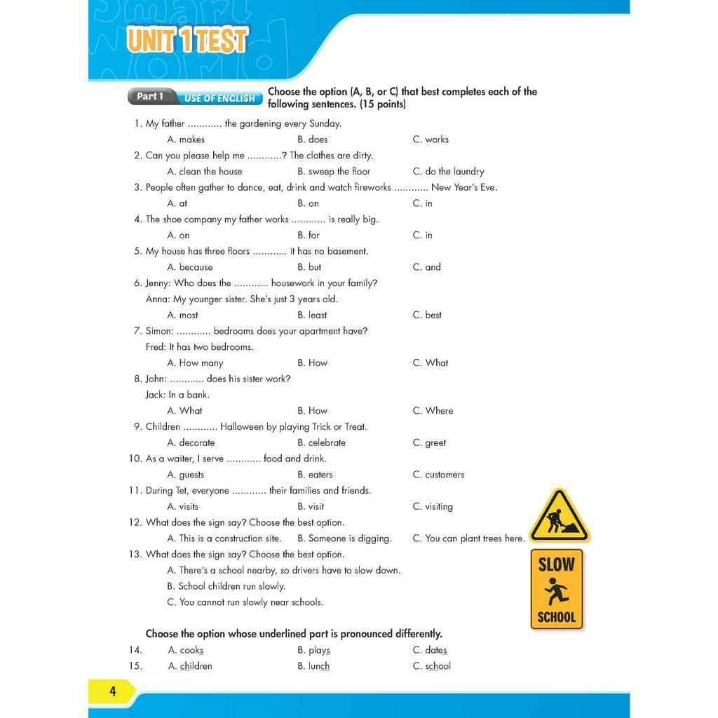 Practice Test Grade 6