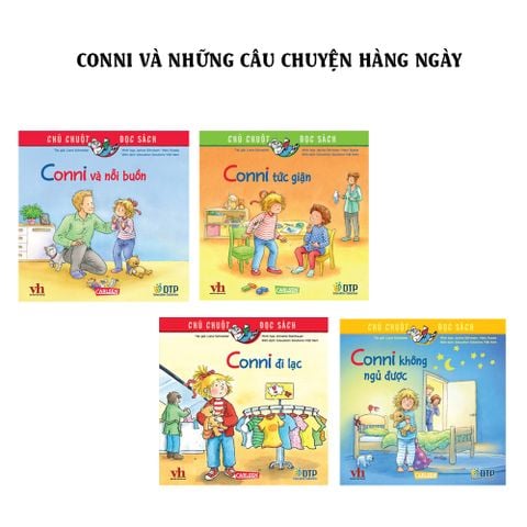 Combo truyện Conni và những câu chuyện hàng ngày combo 2 - chú chuột đọc sách