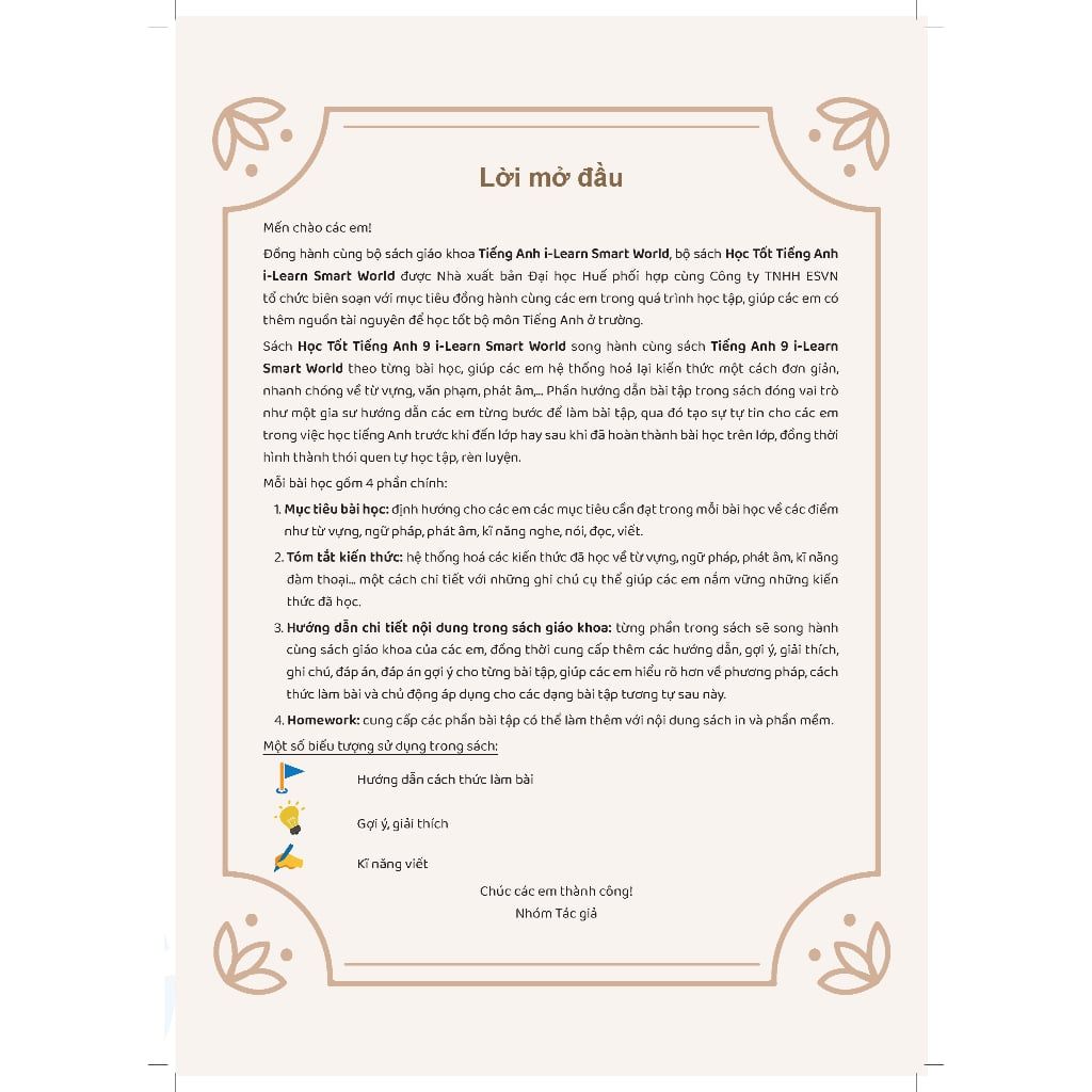 Học tốt Tiếng Anh 9 i-Learn Smart World