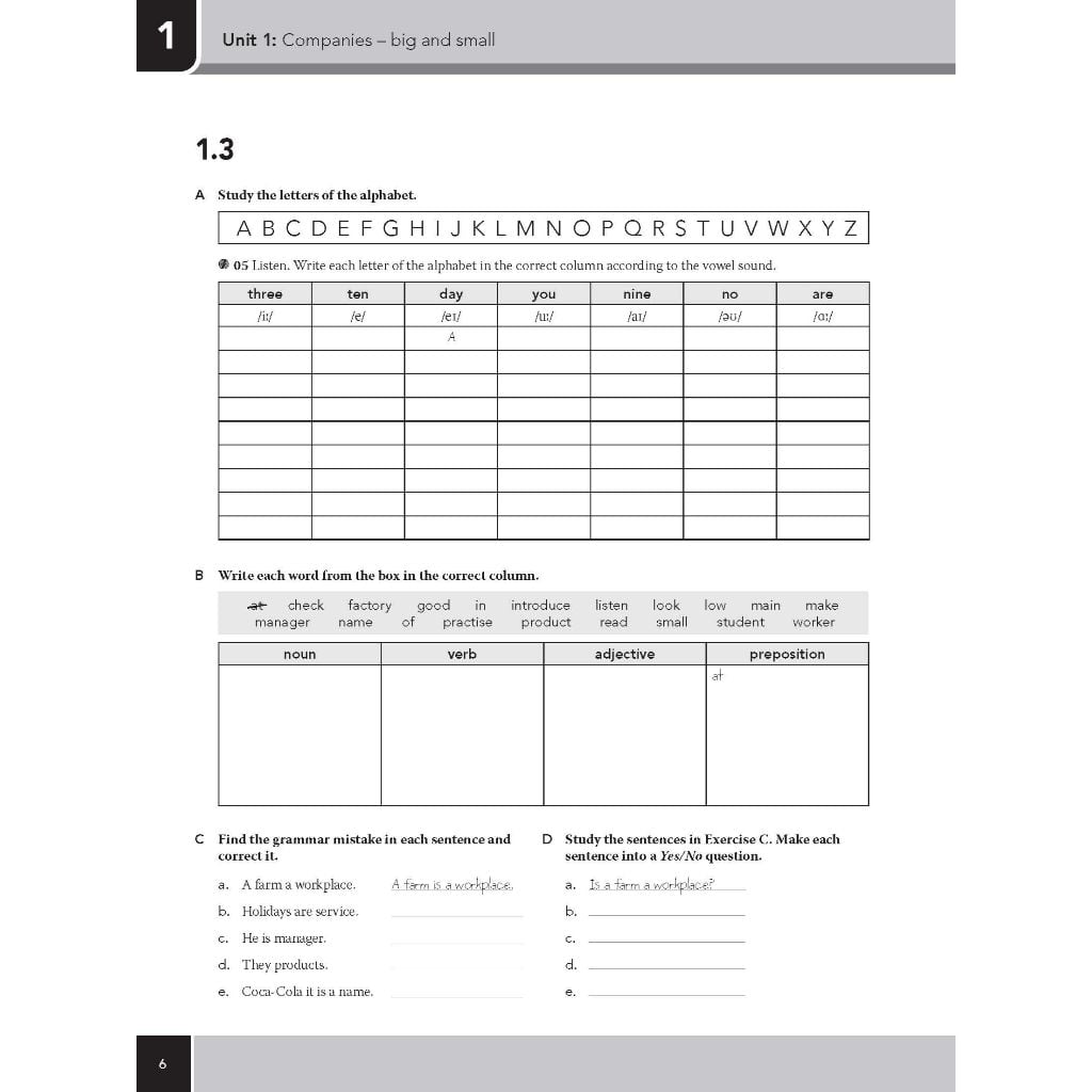 Moving into Business Studies - Workbook