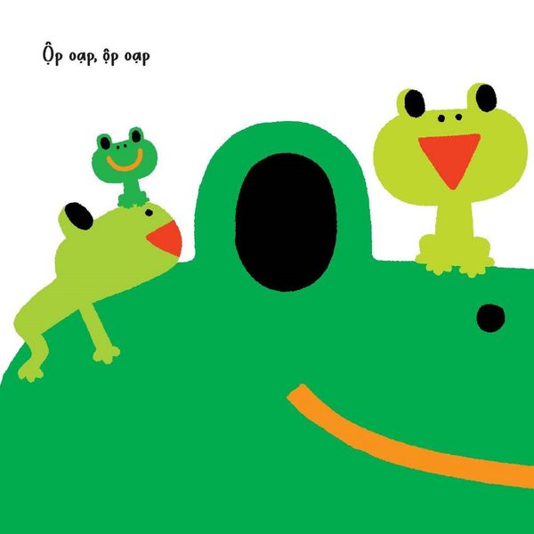 Ộp oạp, ộp oạp! Màu xanh - Mình cùng vui chơi nhé! - Tủ sách Ehon cho bé