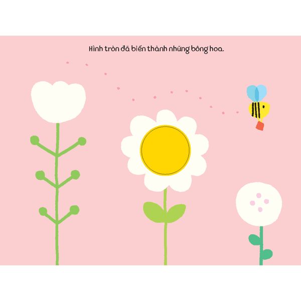 Hình Vẽ Tròn Xoe - Tủ sách vui để học - Sách tô màu - Dòng sách cầm tay - Tủ sách Ehon cho bé