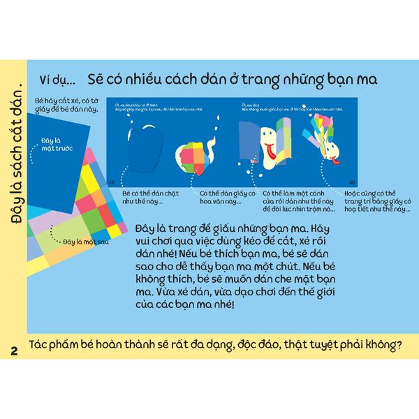 Cắt Dán Dành Cho Bé Mới Bắt Đầu - Tủ sách vui để học