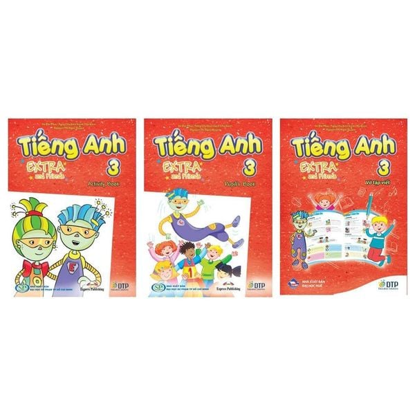 Tiếng Anh 3 Extra and Friends trọn bộ (SB+WB+NB)