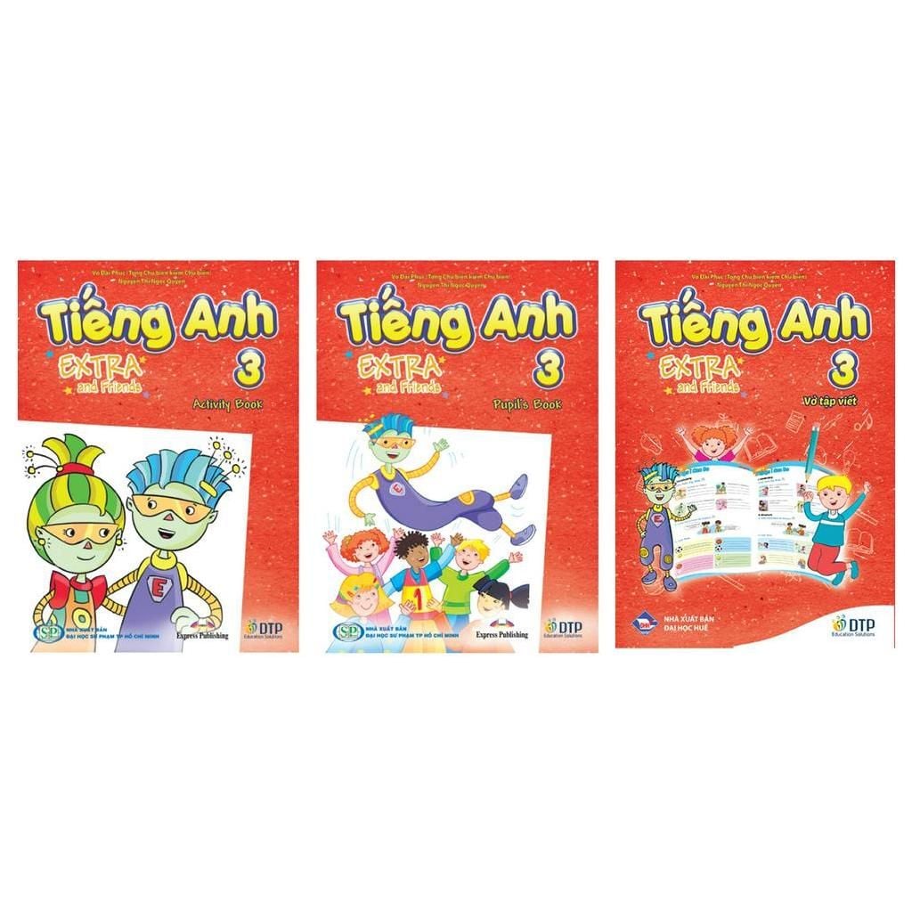 Tiếng Anh 3 Extra and Friends trọn bộ (SB+WB+NB)
