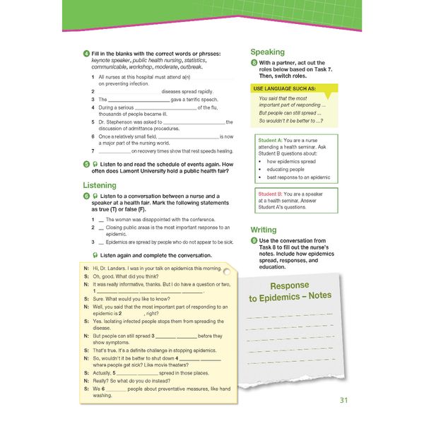 Career Paths Nursing (Esp) Student